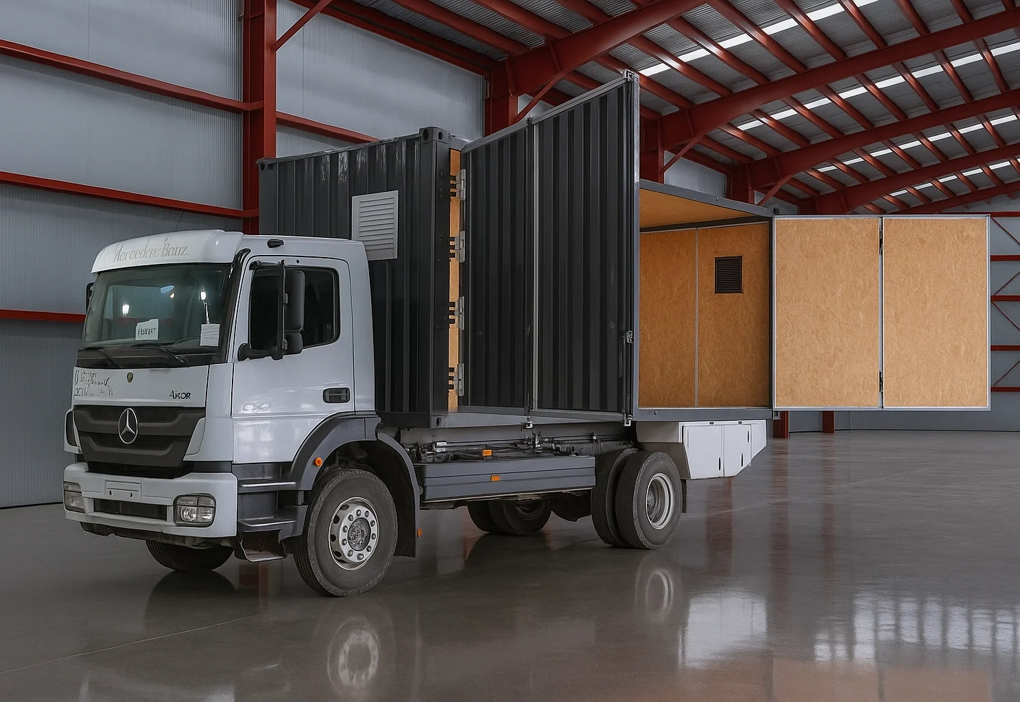 کانتینر فلزی یا چادری